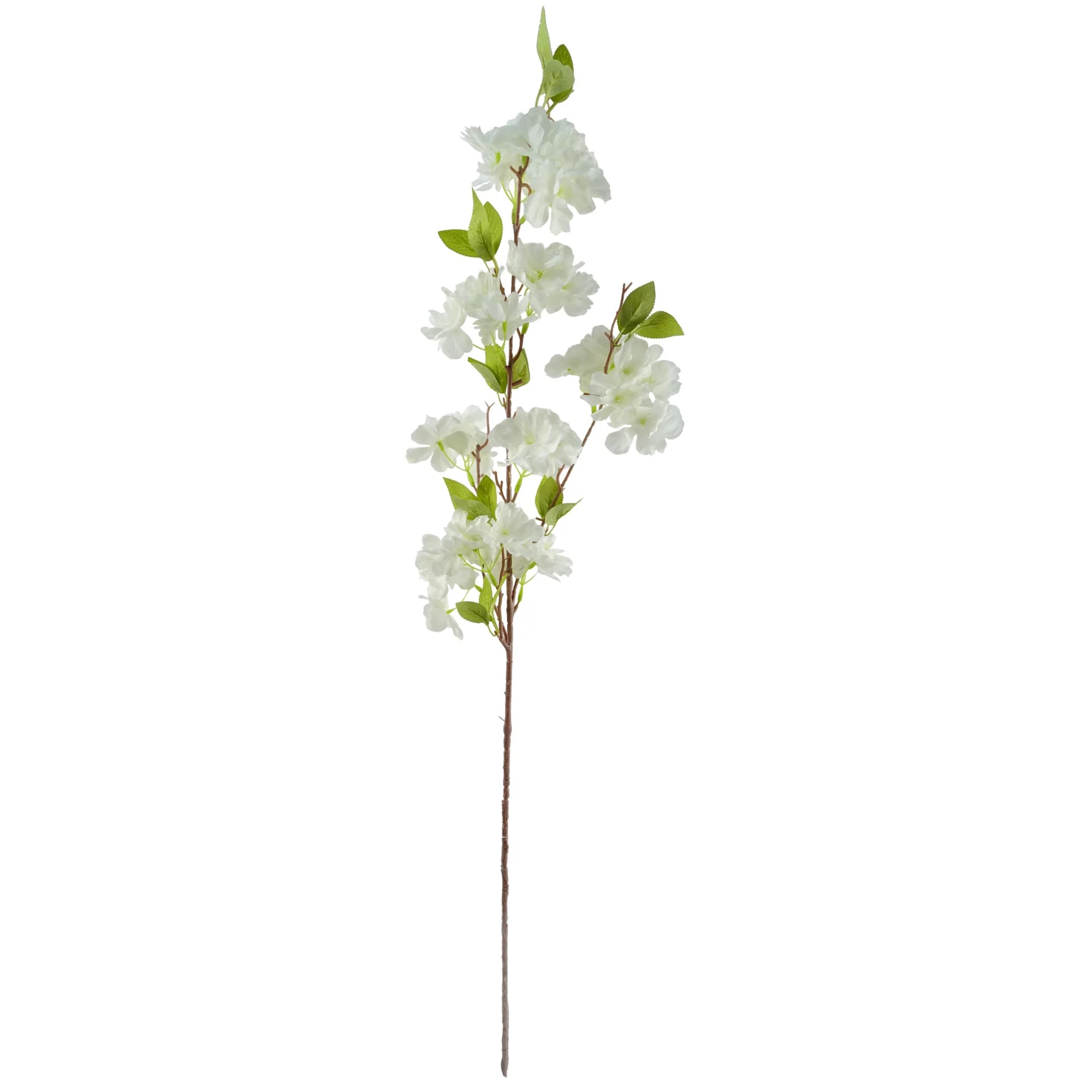 100cm White Artificial Blossom Stem - Image 3