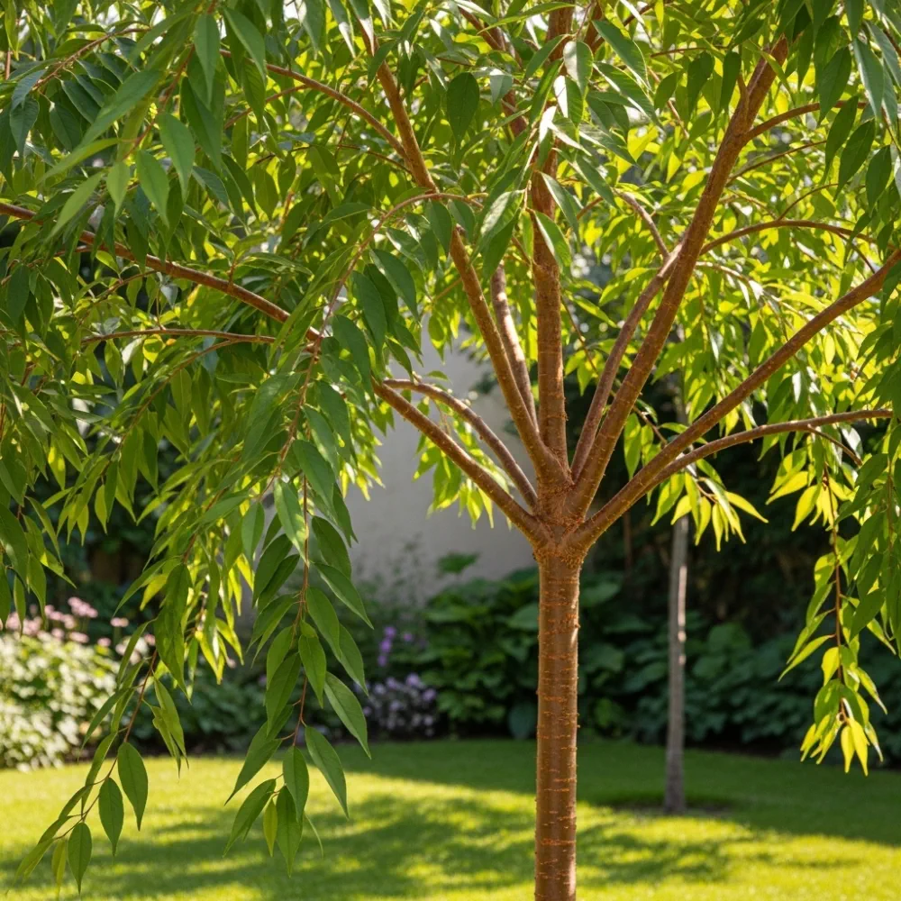 10ft Half-Standard Tibetan Cherry Tree | Mature Prunus Serrula | 6/8cm Girth | Grown in 20L Airpot - Image 7