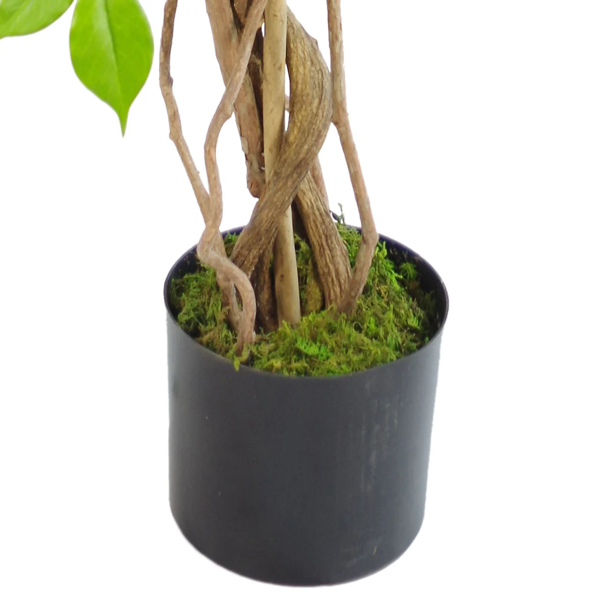110cm Artificial Purple Wisteria Tree with Gold Metal Planter - Image 2