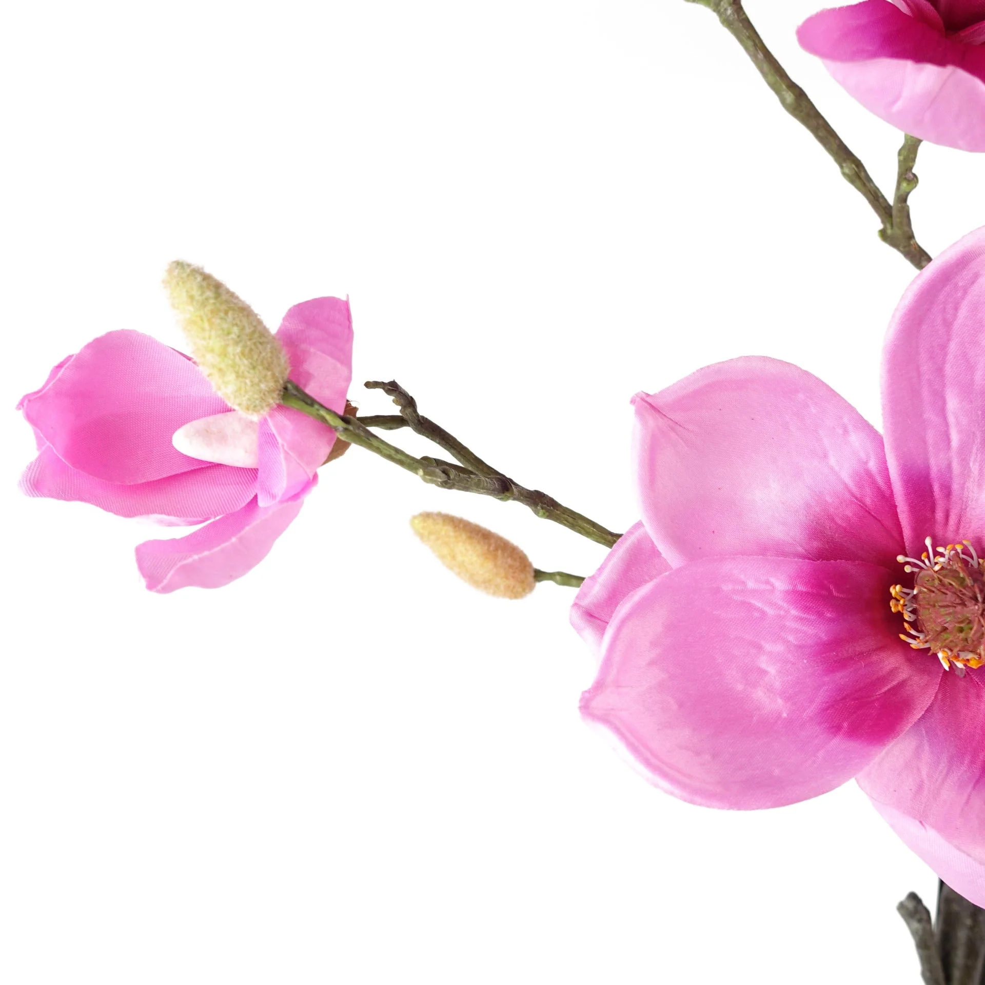 110cm Magnolia Artificial Tree Pink Potted - Image 4