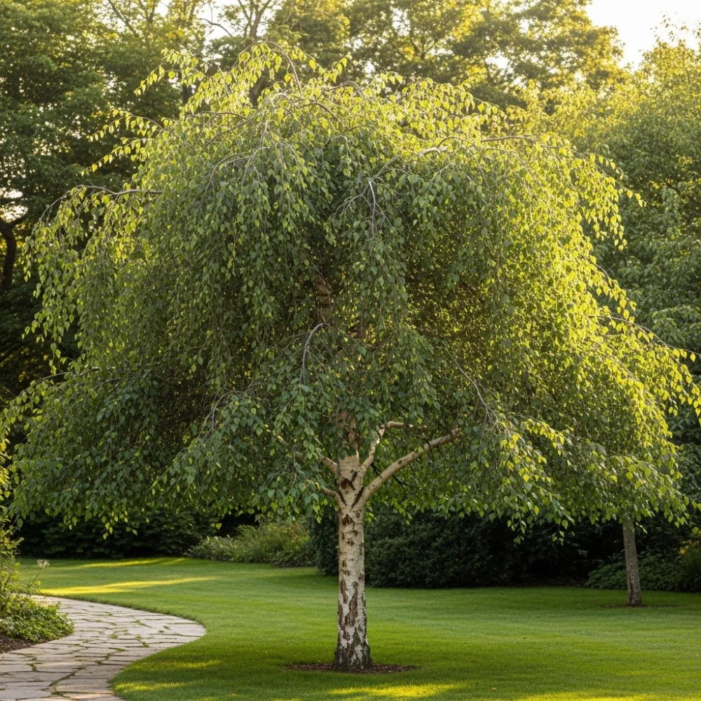 11ft Half-Standard Weeping Silver Birch Tree | Mature Bare Root Betula Pendula 'Youngii' | 6/8cm Girth - Image 4