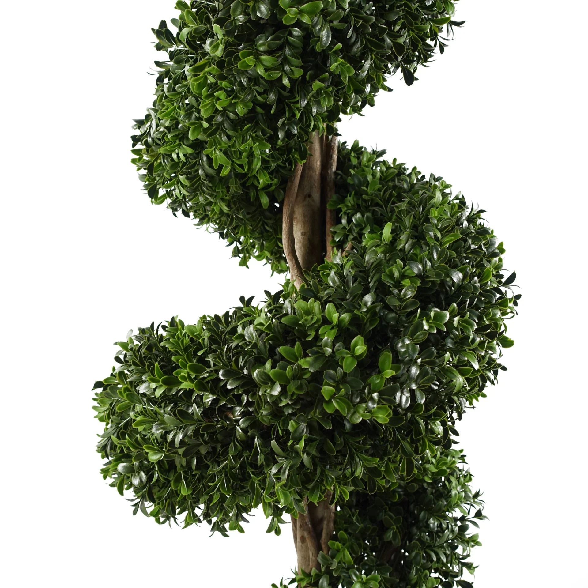 120cm Sprial Buxus Artificial Tree UV Resistant Outdoor Topiary - Image 3