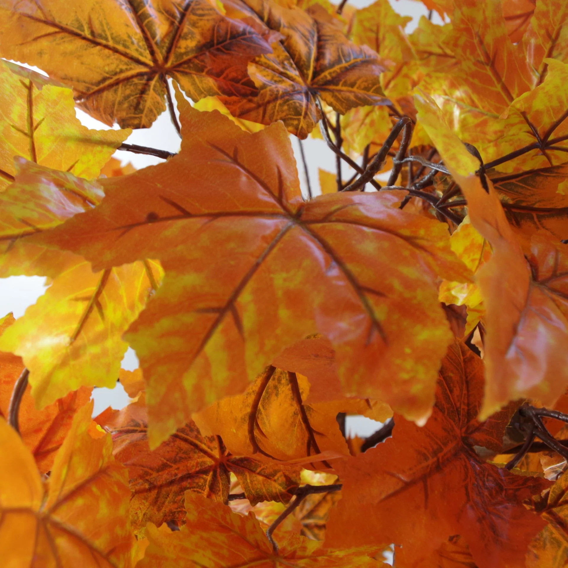 125cm Extra Large Artificial Autumn Maple Acer Tree - Image 3