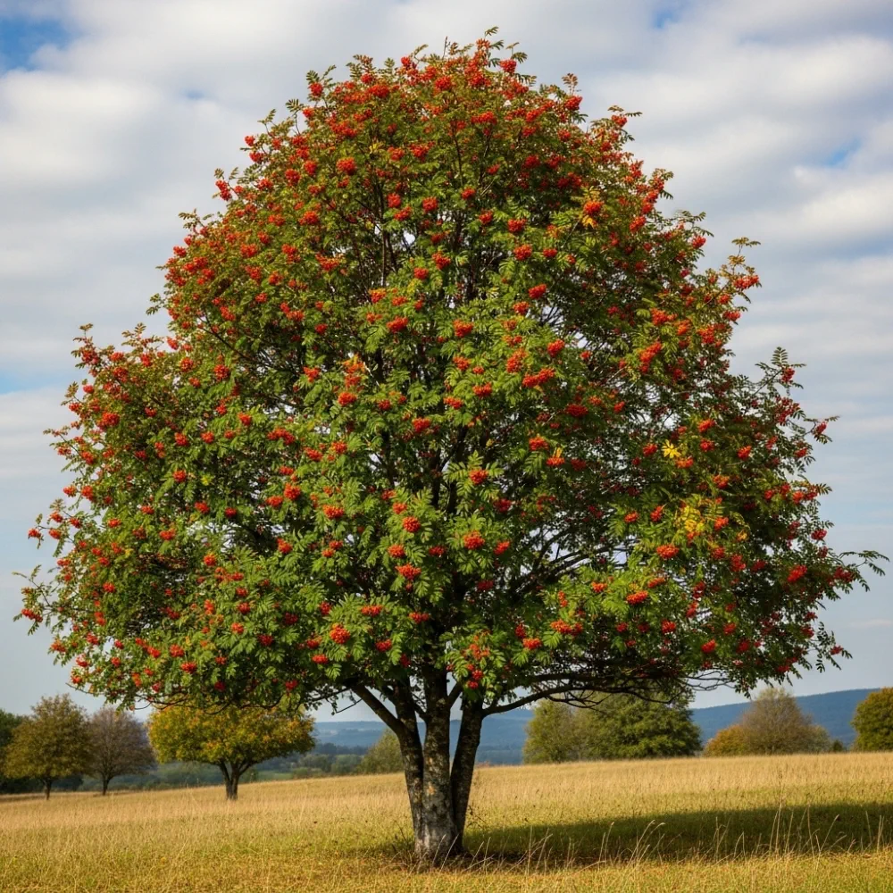 14ft Standard Mountain Ash Tree | Mature Bare Root Sorbus Aucuparia | 8/10cm Girth - Image 2