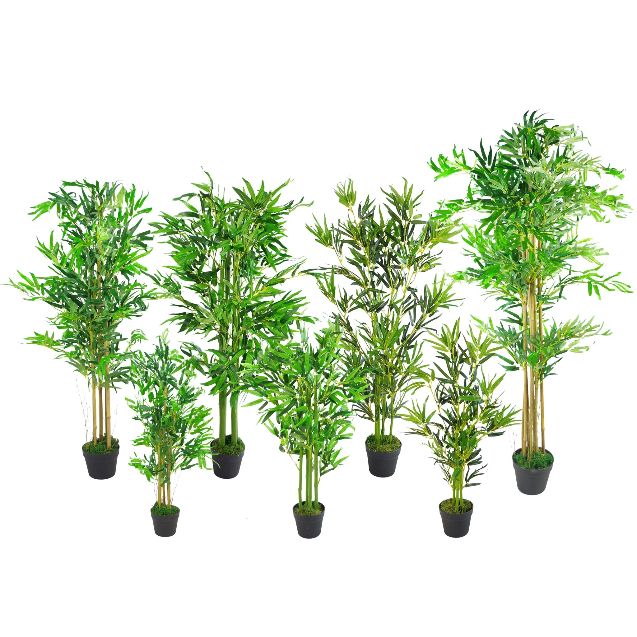 150cm (5ft) Natural Look Artificial Bamboo Plants Trees - XL - Image 2