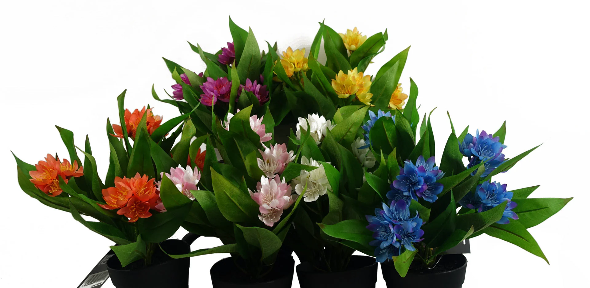 18cm Artificial Freesia Plant Blue Flowering - Image 3