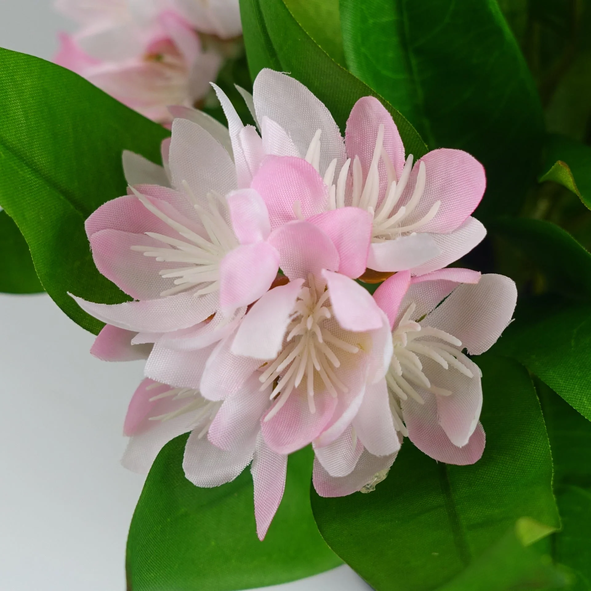 18cm Artificial Freesia Plant Light Pink Flowering - Image 2