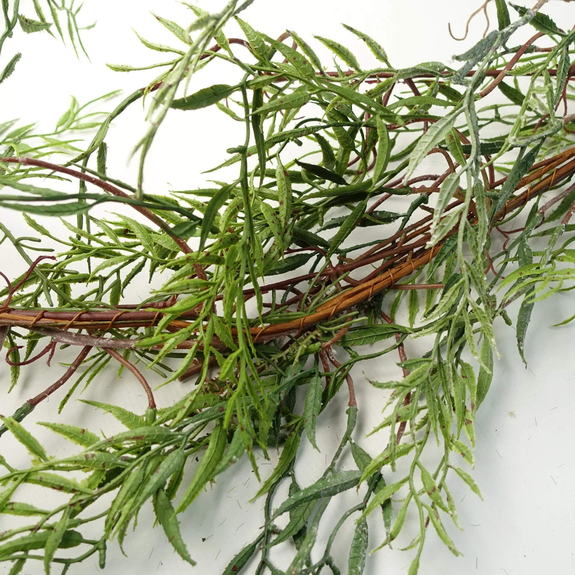 200cm Artificial Garland Hanging Trailing Willow Plant - Image 3