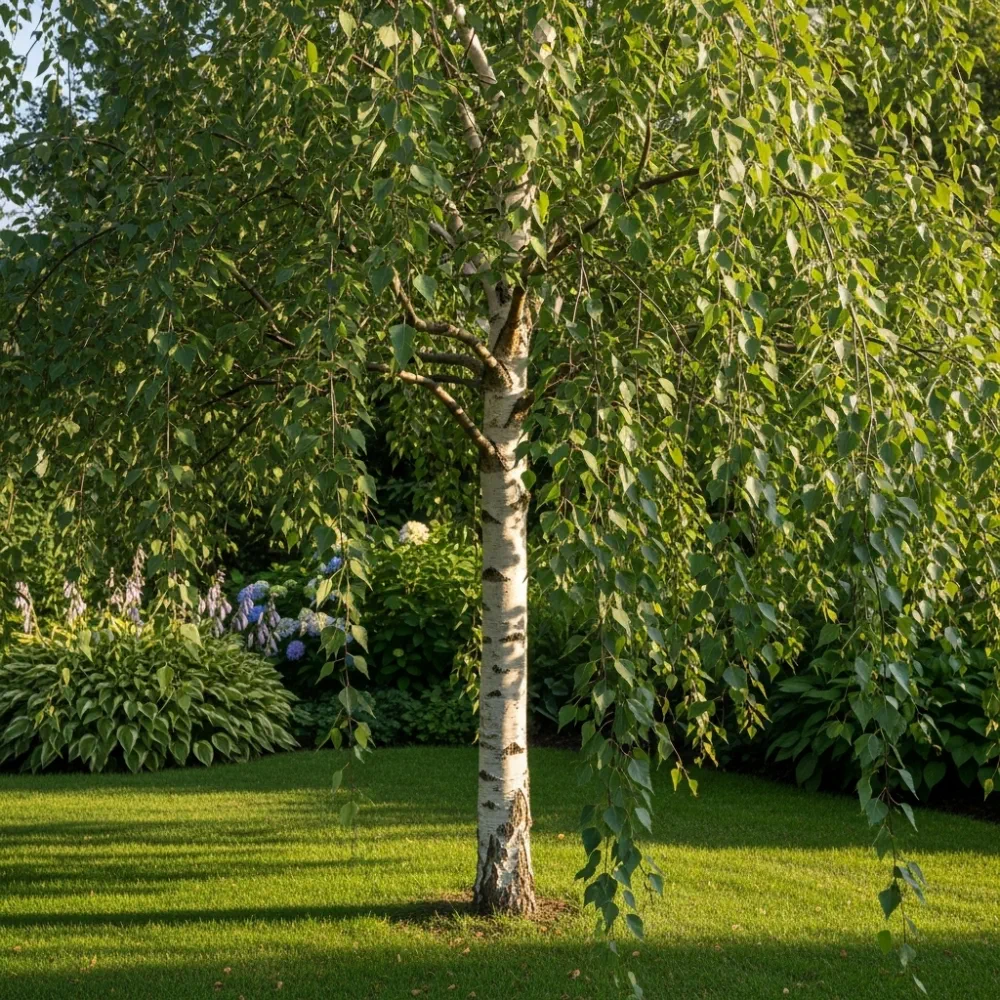 2ft Weeping Silver Birch Tree | Betula Pendula Youngii  | 3L Pot - Image 2