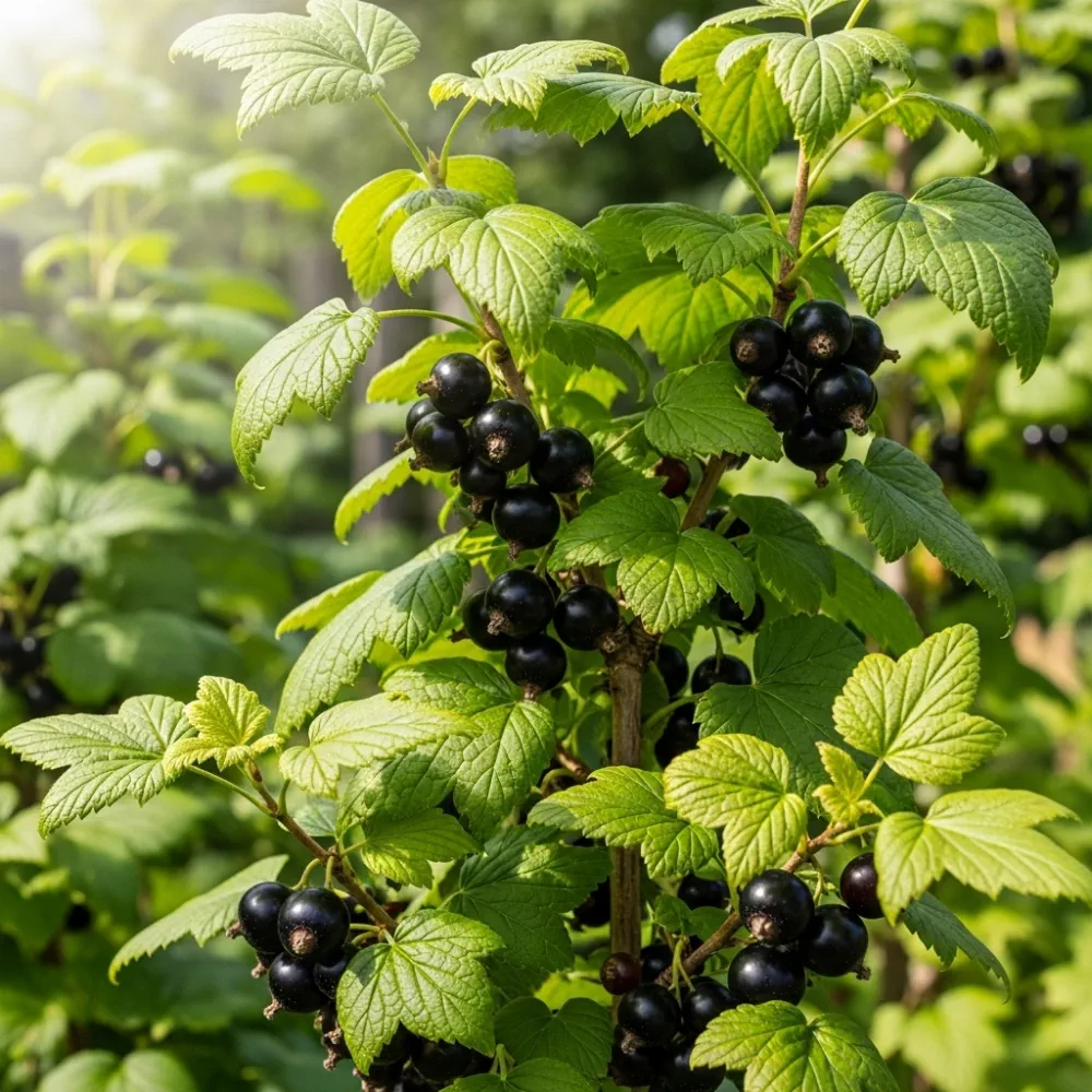 3 Ben Sarek' Blackcurrant Plants | 3L Pots - Image 3