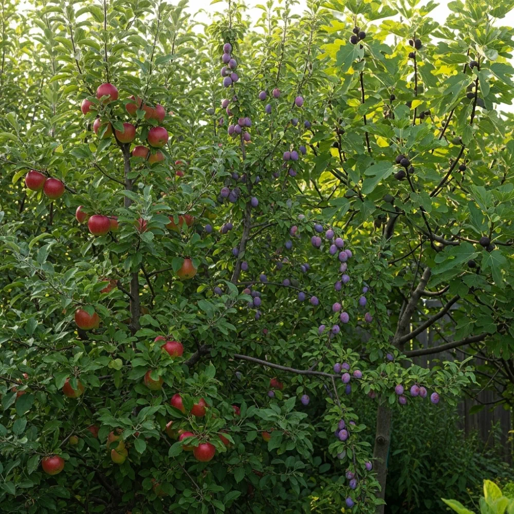 3 Super Easy to Grow Fruit Trees | Apple (9L), Fig (3L) & Plum (9L) - Image 2