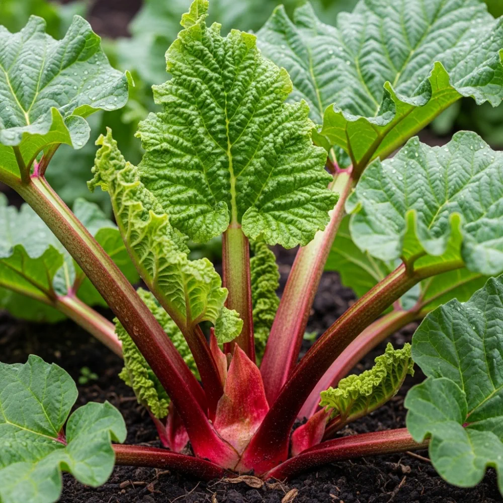 3 Victoria Rhubarb Plantss | 3L Pots