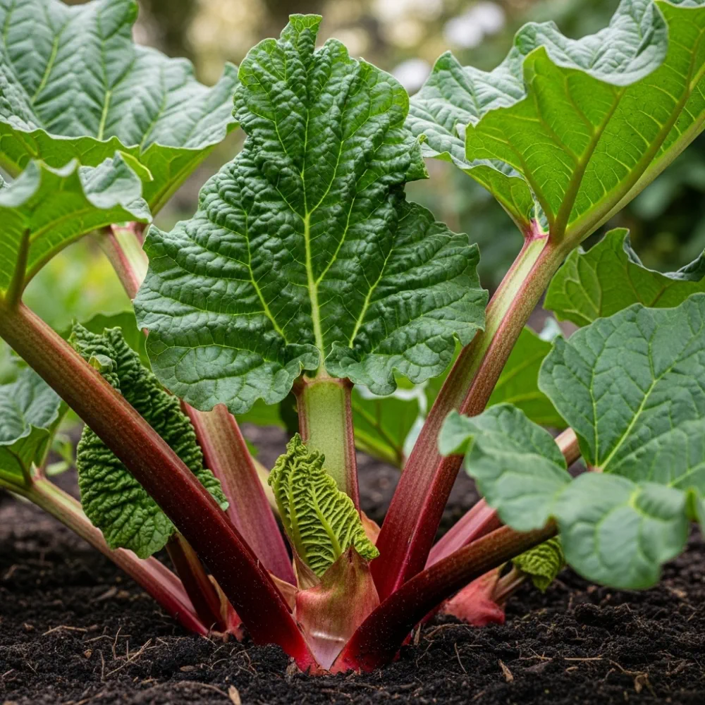 3 Victoria Rhubarb Plantss | 3L Pots - Image 2