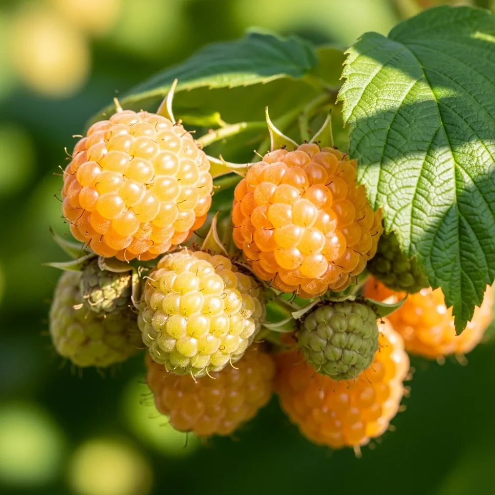 30cm 'All Gold Raspberry Plant | 3L Pot
