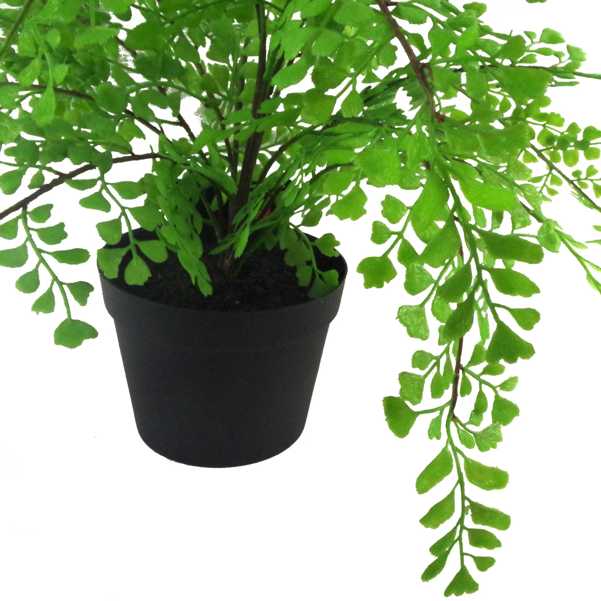 35cm Artificial Potted Fern Plant (Southern Maidenhair Fern) - Image 3