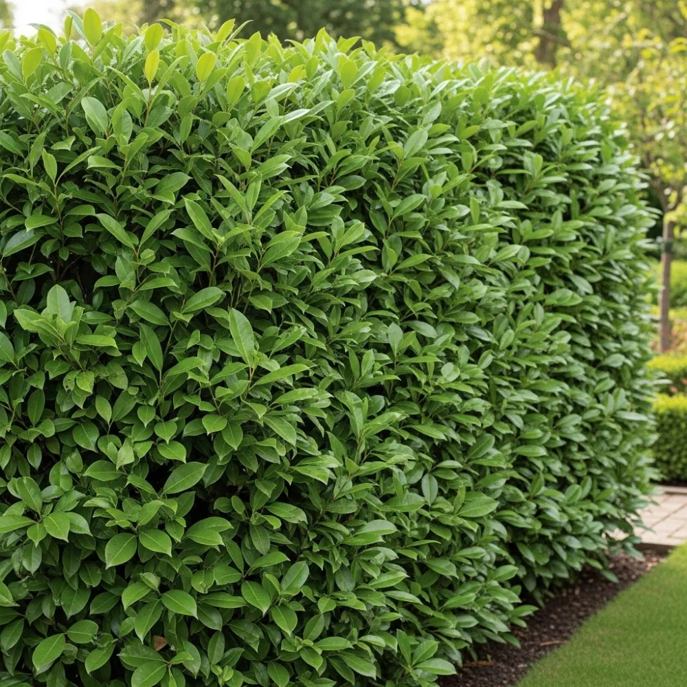 3ft Cherry Laurel Hedging | Prunus laurocerasus 'Rotundifolia' | 3L Pot - Image 6