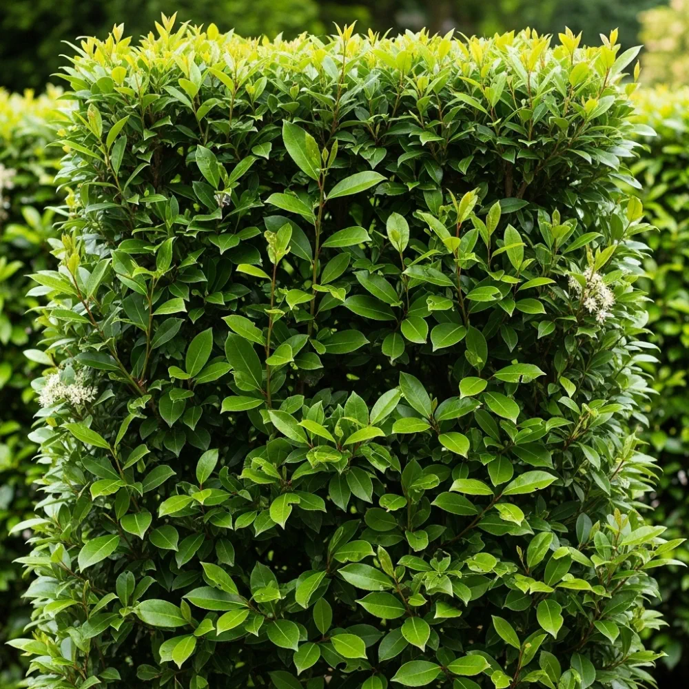 3ft Cherry Laurel Hedging | Prunus laurocerasus 'Rotundifolia' | 3L Pot - Image 9