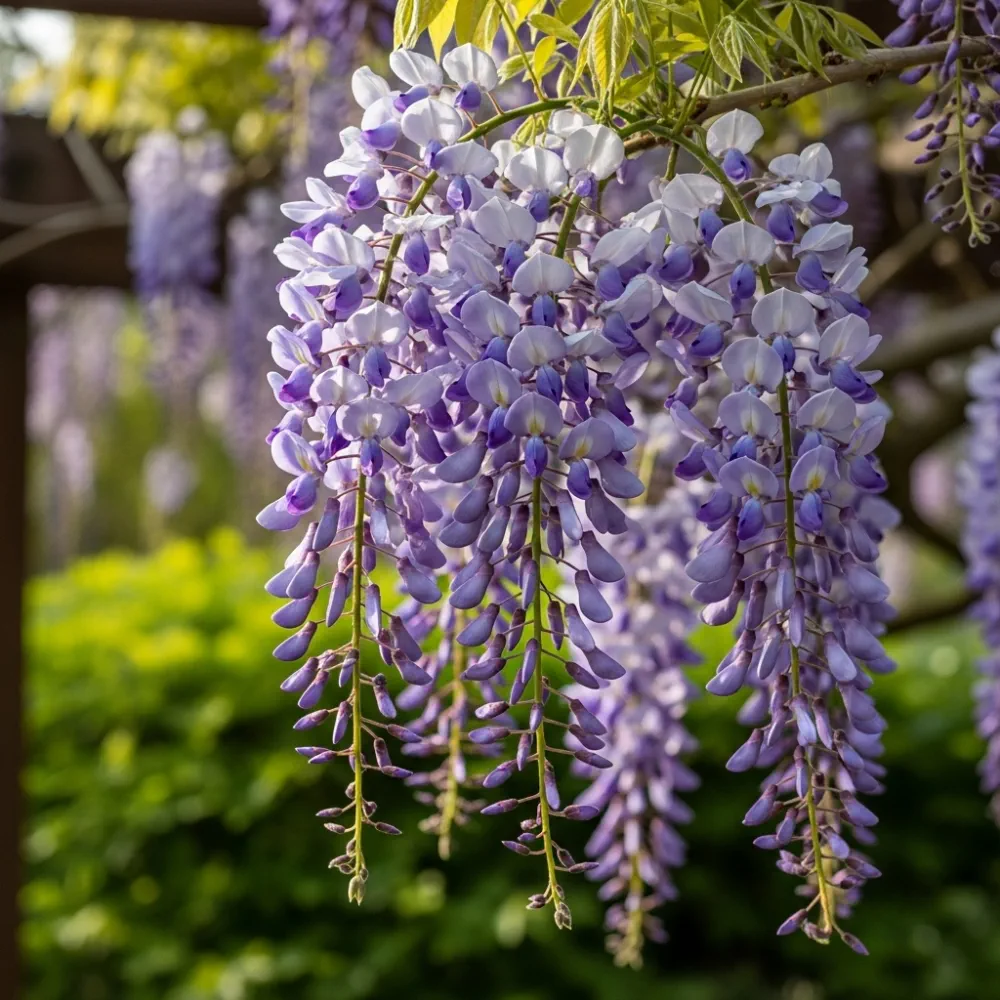 3ft Grafted Japanese Wisteria | Wisteria floribunda 'Macrobotrys' | 2L Pot - Image 3