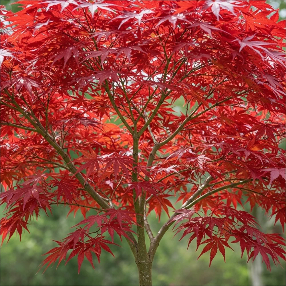 3ft Red Japanese Maple Tree | Acer palmatum 'Fireglow' | 5L Pot - Image 3