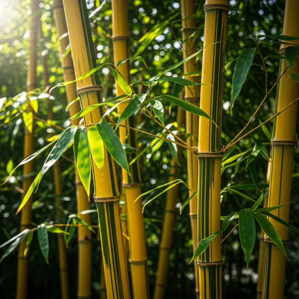 3x 5ft Golden Bamboo's | Phyllostachys aureosulcata 'Spectabilis' | 2L Pots