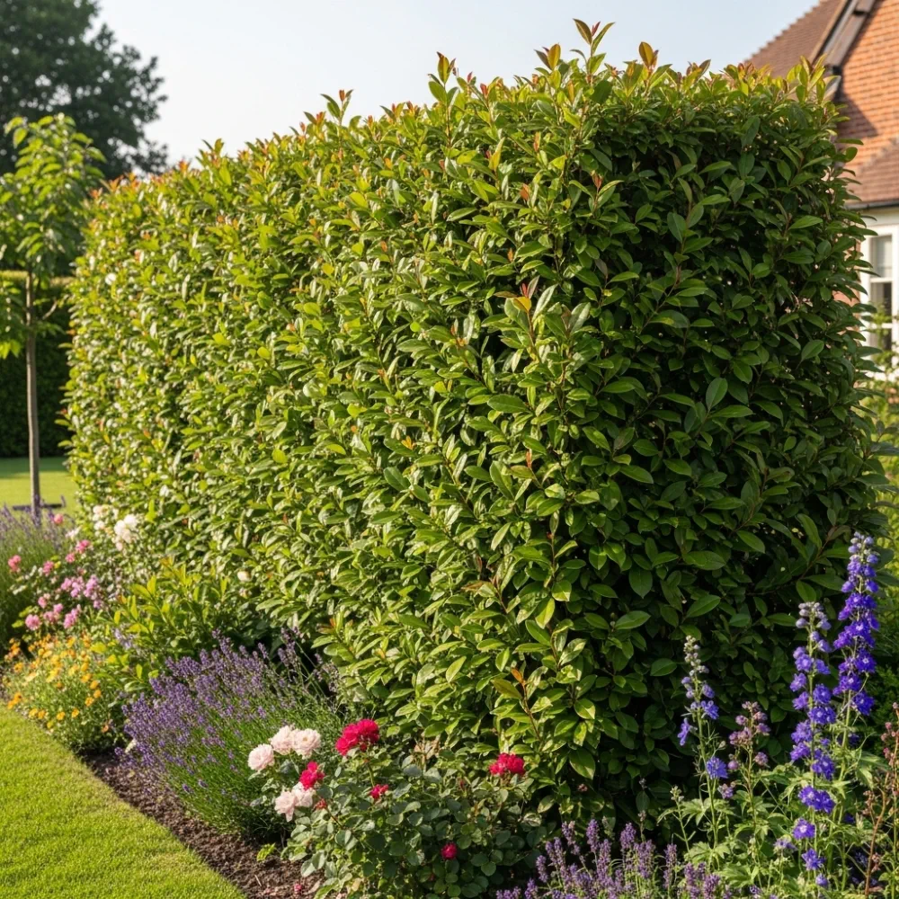 4 x 3ft Cherry Laurel Hedging | Prunus laurocerasus 'Rotundifolia' | 3L Pot - Image 7