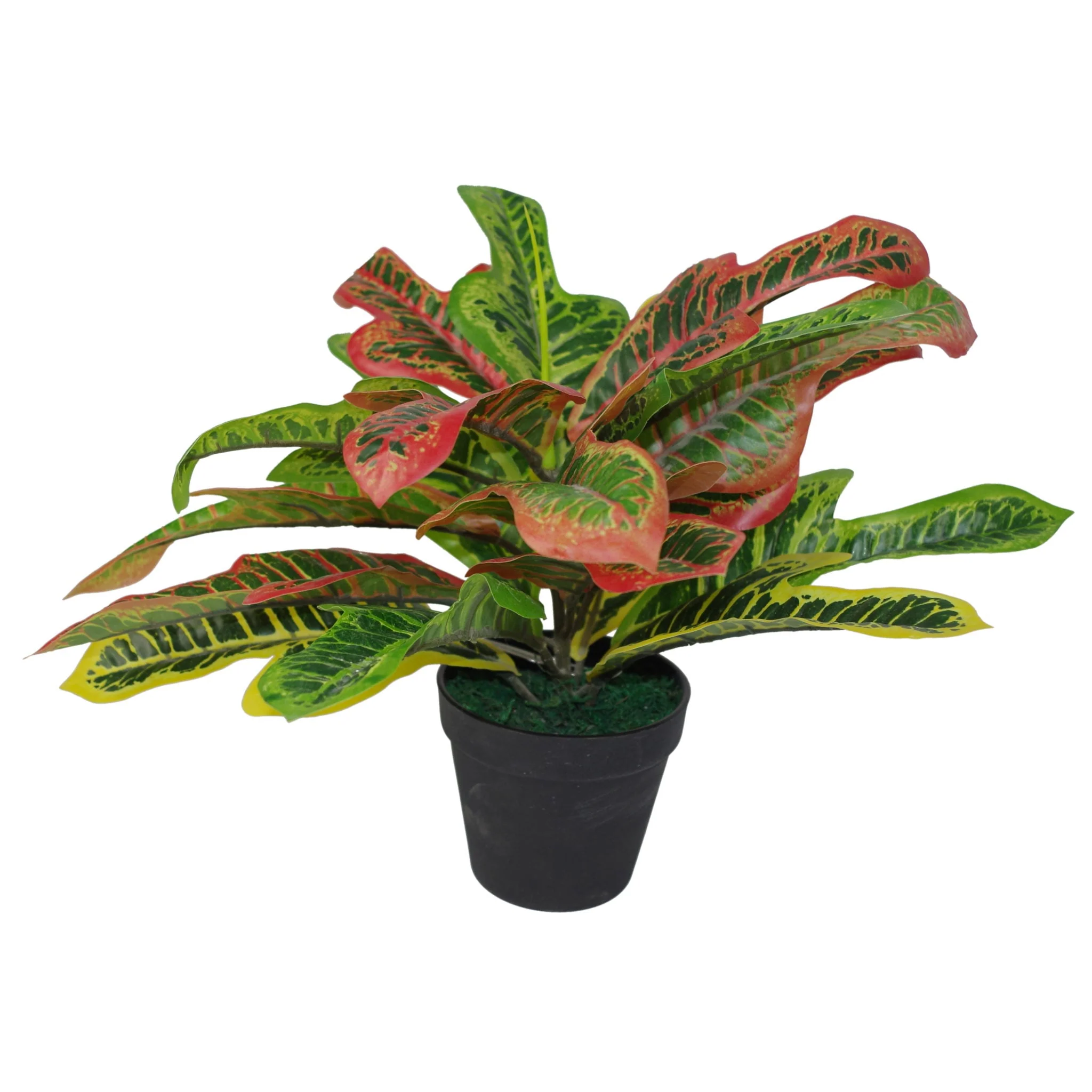 40cm Artificial Codiaeum Multicoloured House Plant - Image 3