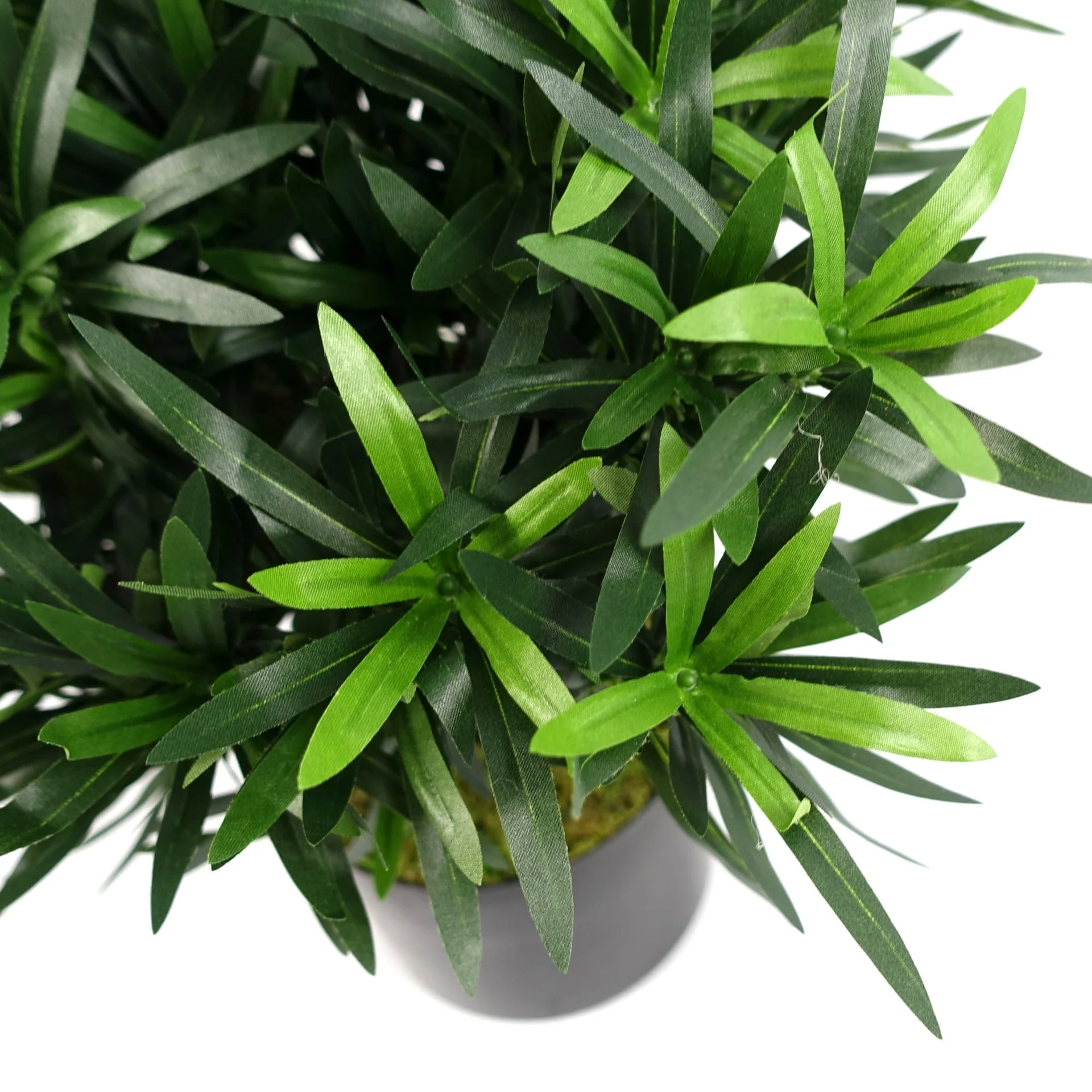 40cm Podocarpus Bush Artificial Plant - Image 3
