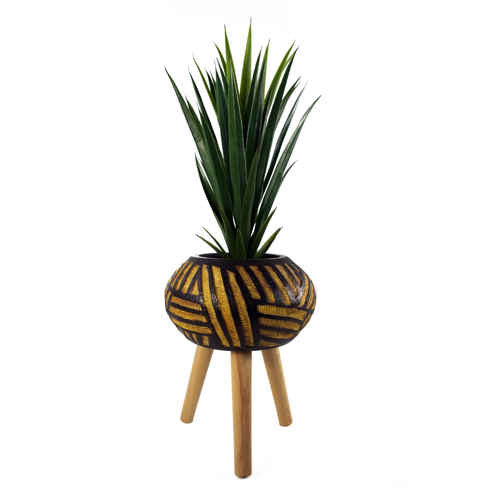 45cm x 34cm Bali Composite Oval Large Planter - Image 2
