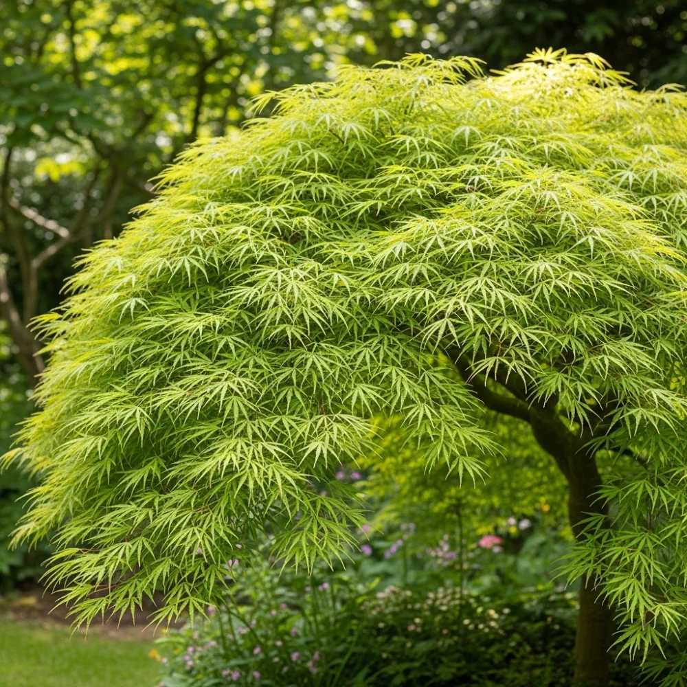 4ft Green Weeping Japanese Maple Tree | Acer palmatum 'Dissectum' | 7.5L Pot - Image 2