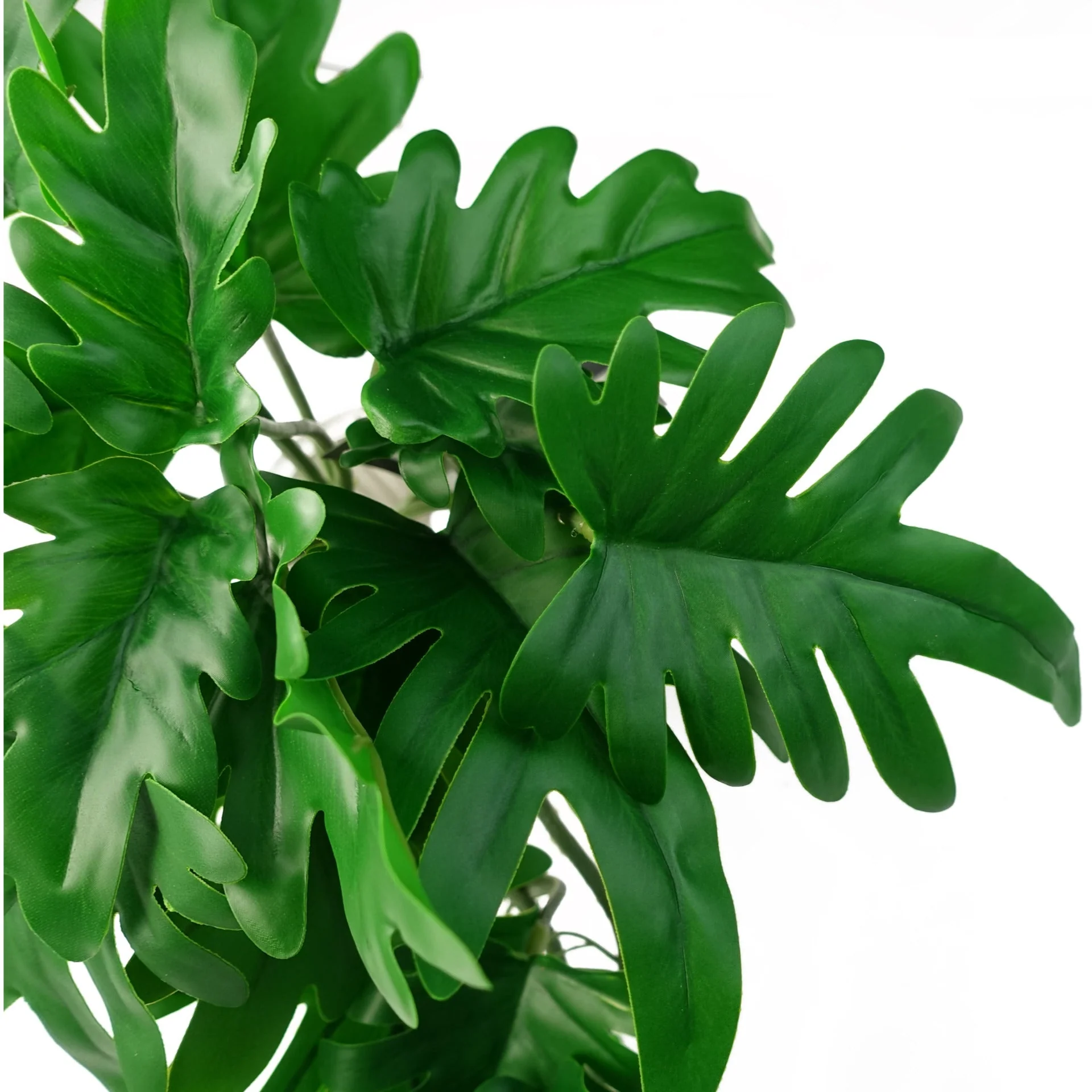 50cm Artificial Trailing Philodendron Large Leaf Plant - Image 2