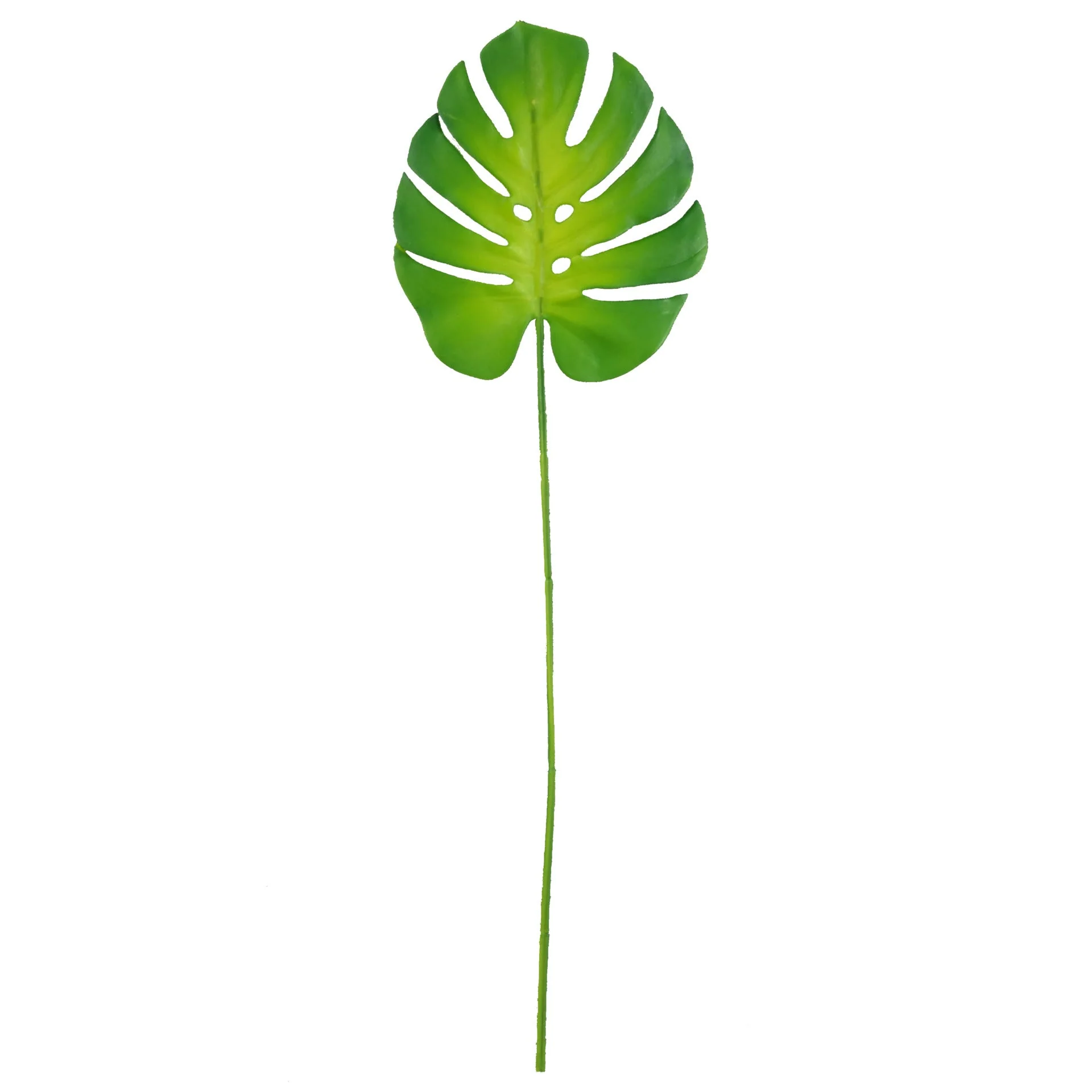 55cm Single Artificial Monstera Leaf - Image 2