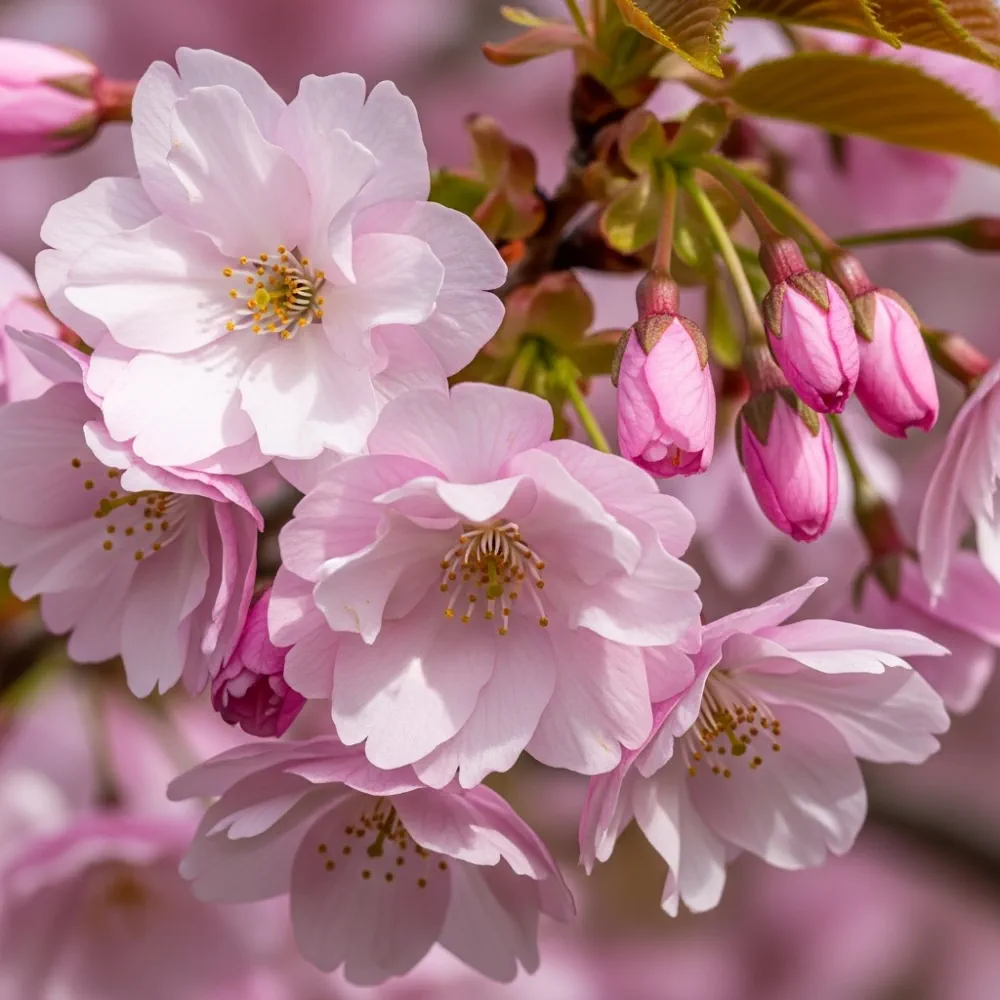 5ft 'Flagpole' Cherry Blossom Tree | Prunus Amanogowa | 9L Pot | 2 Years Old - Image 2