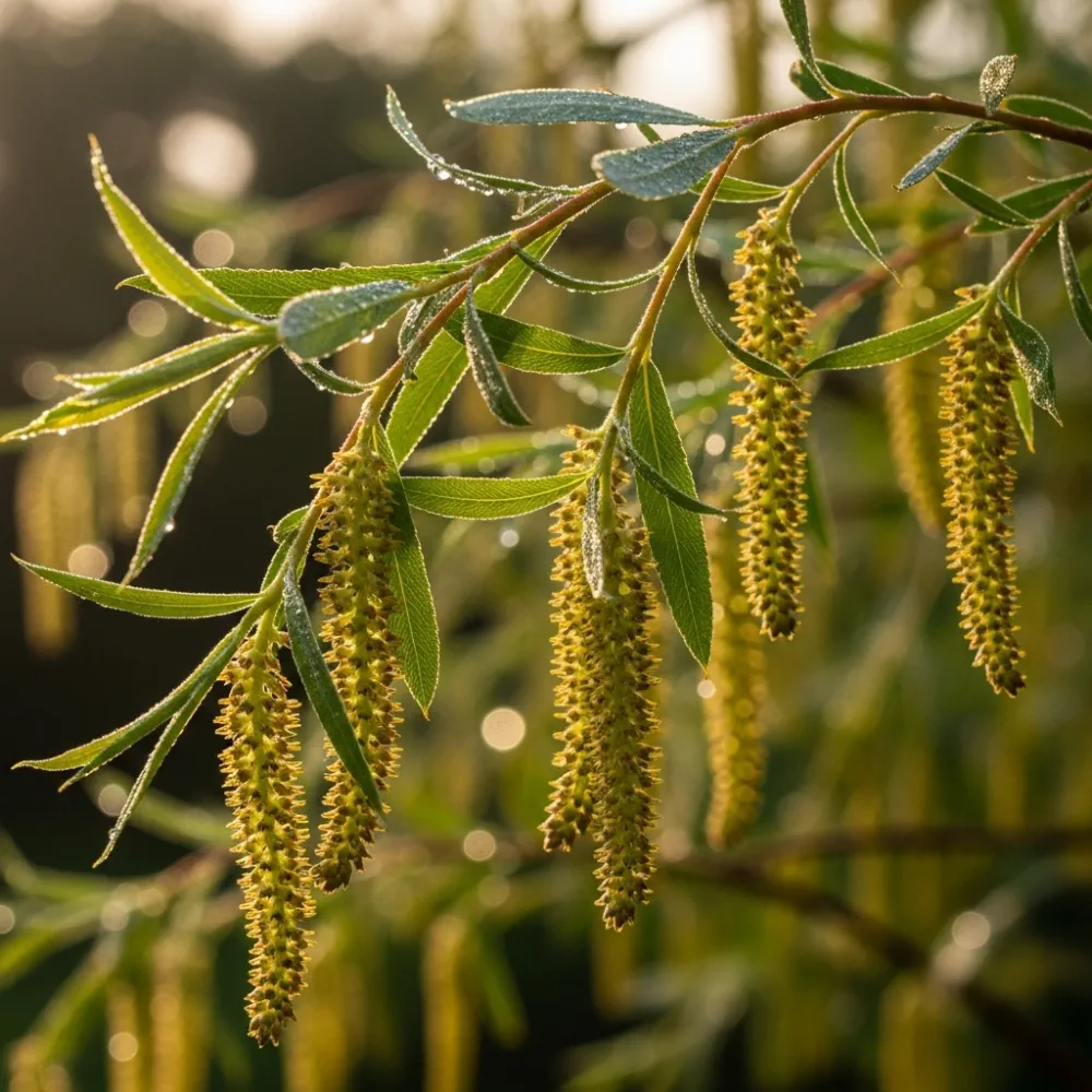 5ft Golden Weeping Willow Tree | Salix Chrysocoma | 9L Pot | 2 Years Old - Image 2