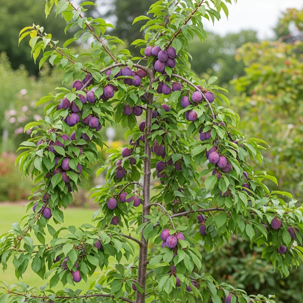 5ft 'Merryweather' Damson Tree | 9L Pot | 2 Years Old - Image 4