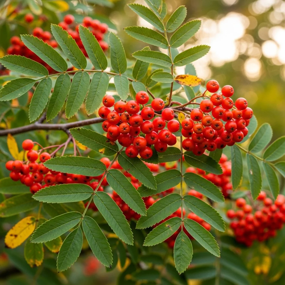 5ft Mountain Ash Rowan Tree | Sorbus aucuparia | 9L Pot | 2 Years Old - Image 6