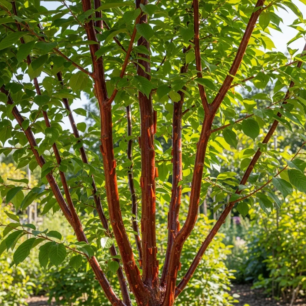 5ft Multi-Stem Tibetan Cherry Tree | Prunus Serrula | Bare Root | 2 Years Old - Image 2