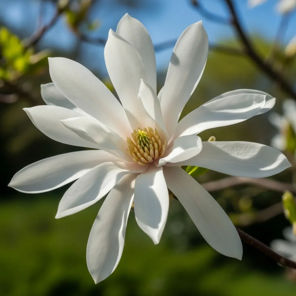 5ft Star Magnolia Tree | Magnolia Stellata 'Water Lily' | 15L Pot - Image 3