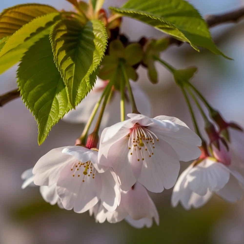 5ft 'The Bride' Cherry Blossom Tree | Prunus incisa | 9L Pot | 2 Years Old - Image 2