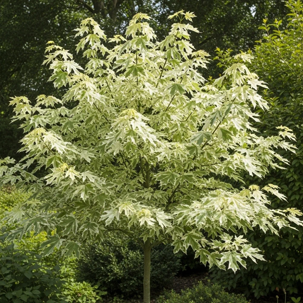 5ft Variegated Norway Maple Tree | Acer platanoides 'Drummondii' | 9L Pot | 2 Years Old - Image 2