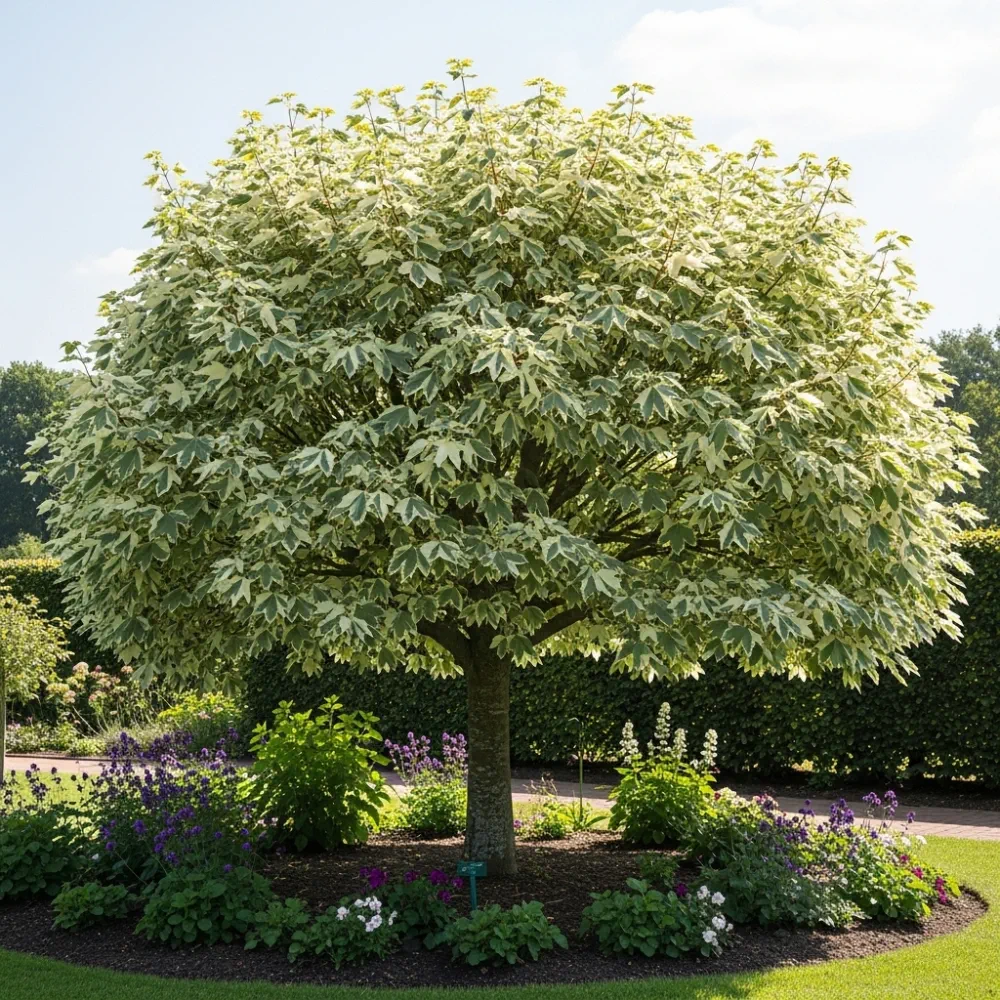 5ft Variegated Norway Maple Tree | Acer platanoides 'Drummondii' | Bare Root | 2 Years Old