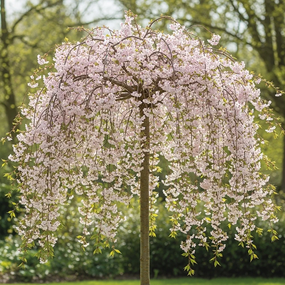 5ft White Weeping Cherry Blossom Tree | Prunus yedoensis 'Shidare Yoshino' | 9L Pot | 2 Years Old - Image 2