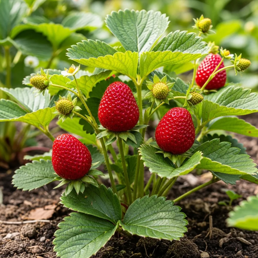 5x 'Framberry' Strawberry Plant | Bare Root - Image 2