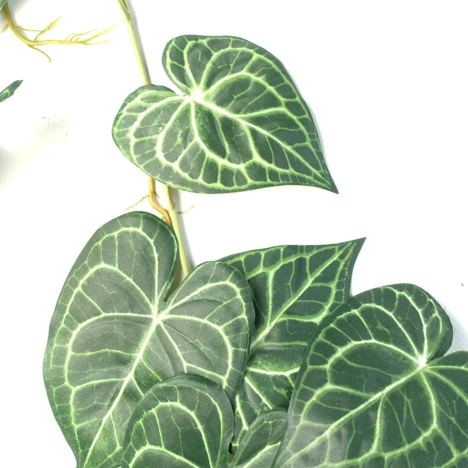 6 x 100cm Artificial Hanging Trailing Rounded Ivy Plant - Image 2