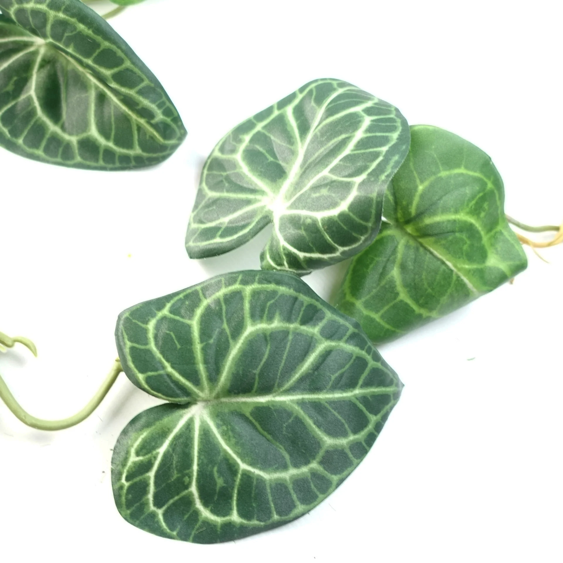 6 x 100cm Artificial Hanging Trailing Rounded Ivy Plant - Image 3