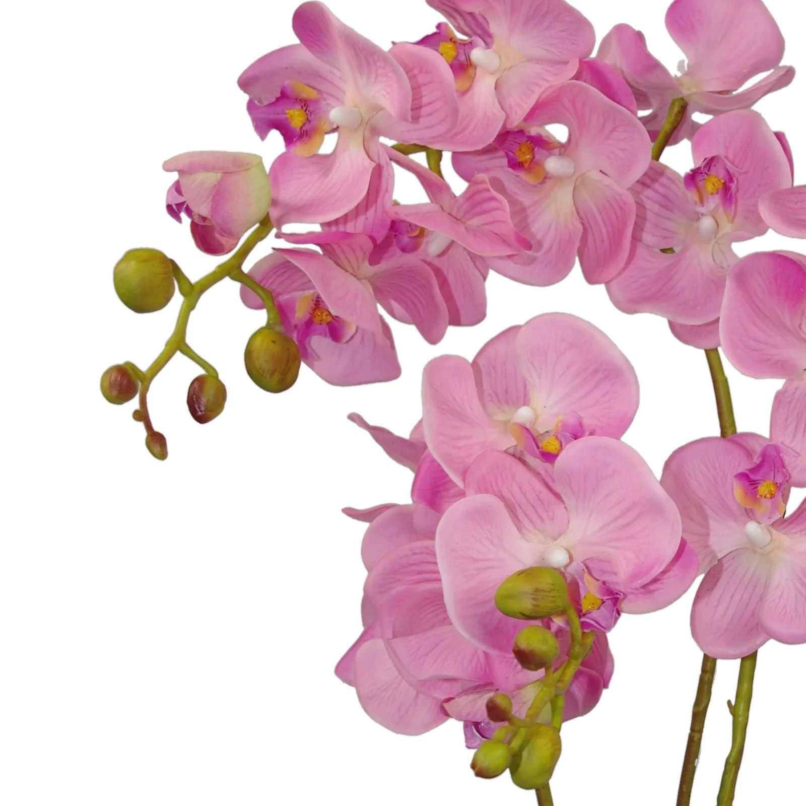 60cm Artificial Luxury Orchid -Triple Stem - Pink Realistic Plant - Image 4