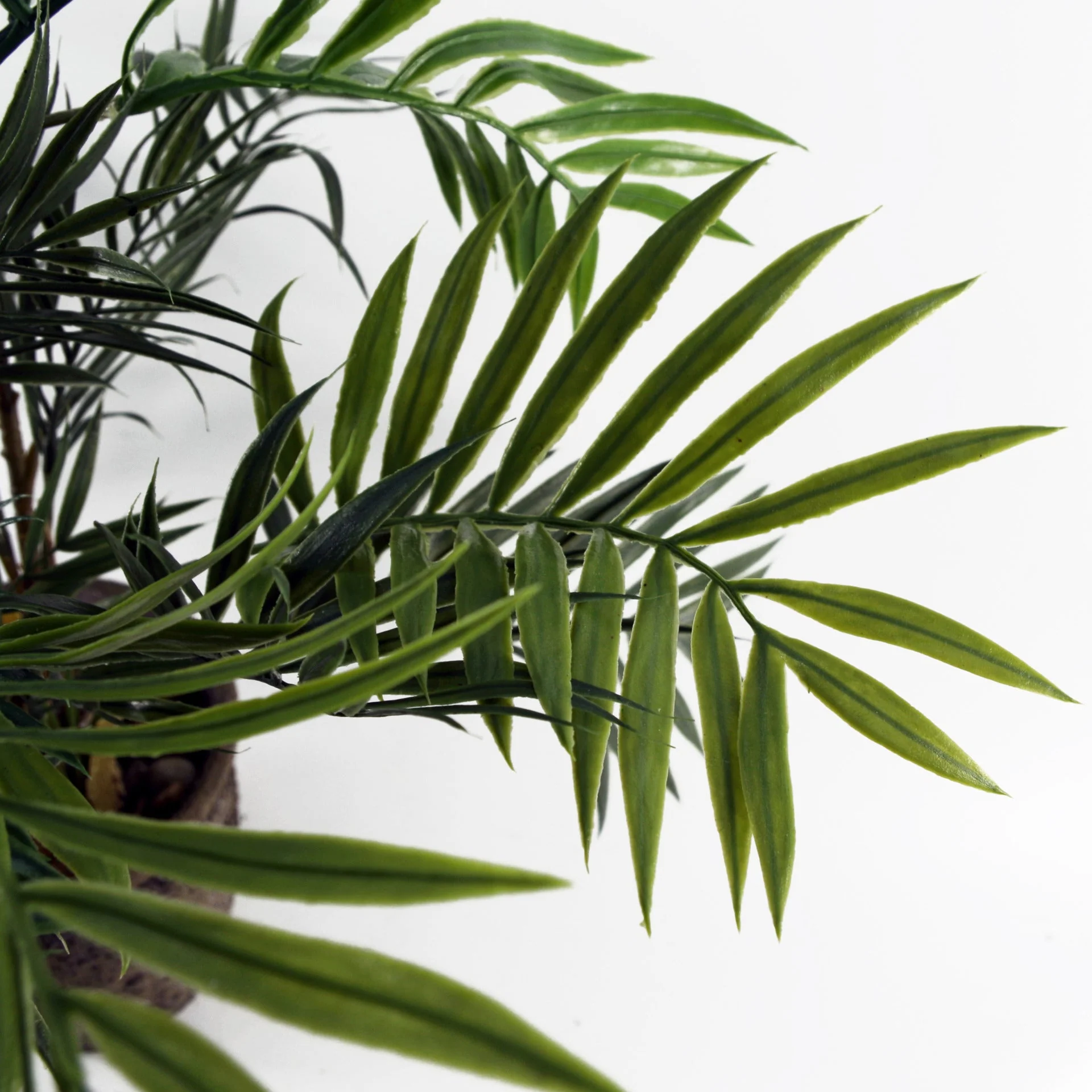 60cm Artificial Mini Palm in Decorative Planter - Image 3