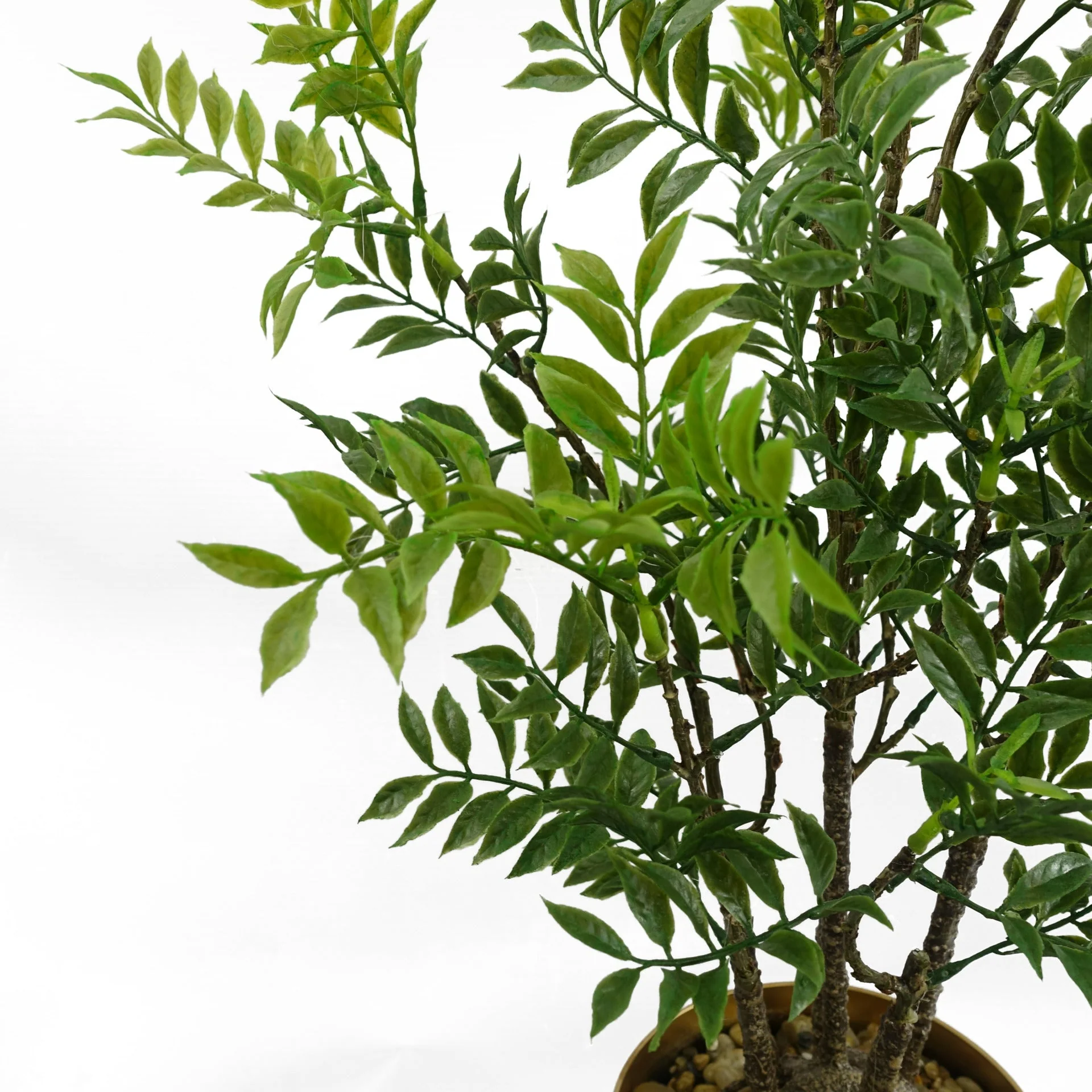 60cm Artificial Nandina Bonsai Ficus Tree - Image 4