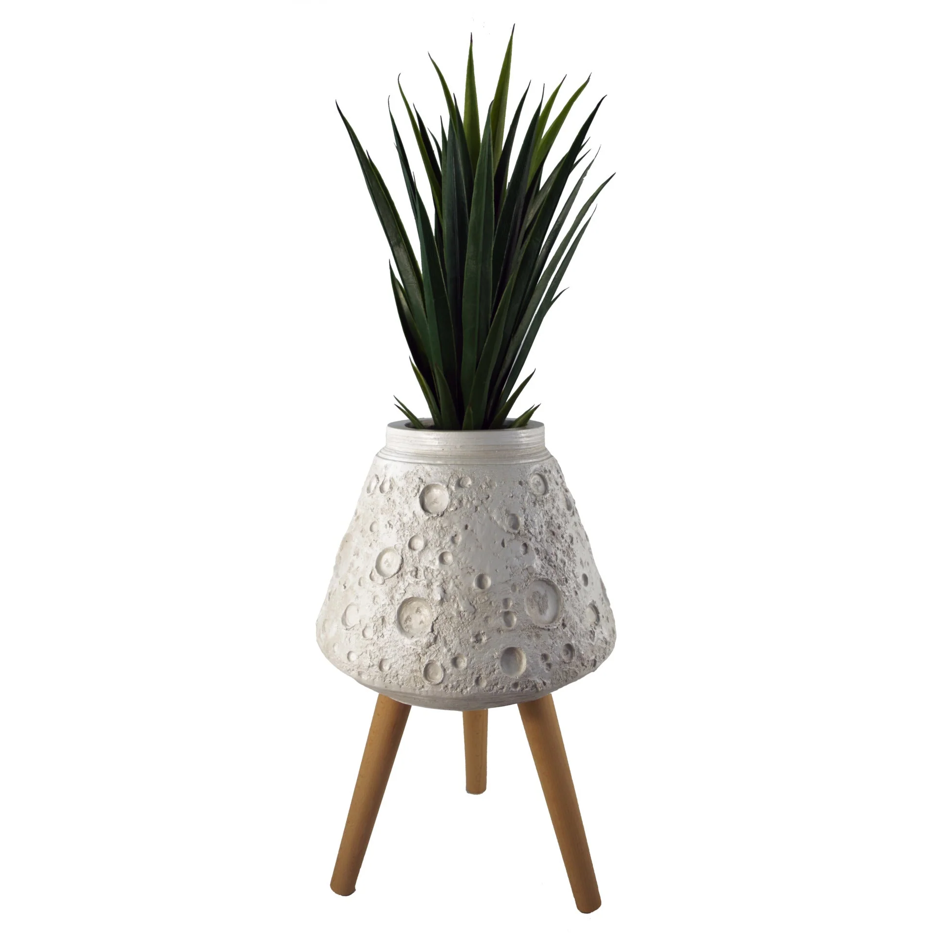 62cm x 40cm Large Lunar White Planter - Image 2