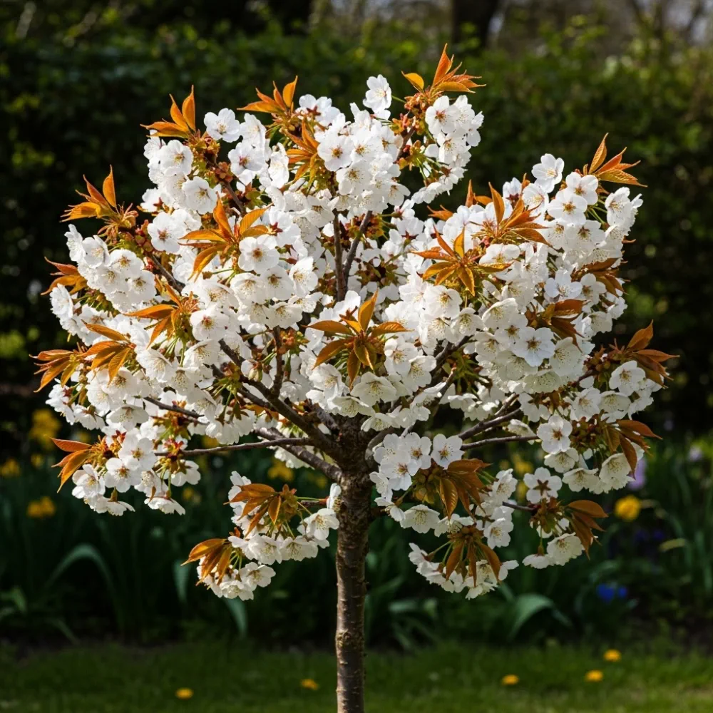 6ft Half-Standard 'Chocolate Ice' Cherry Blossom Tree | Mature Bare Root | 6/8cm Girth