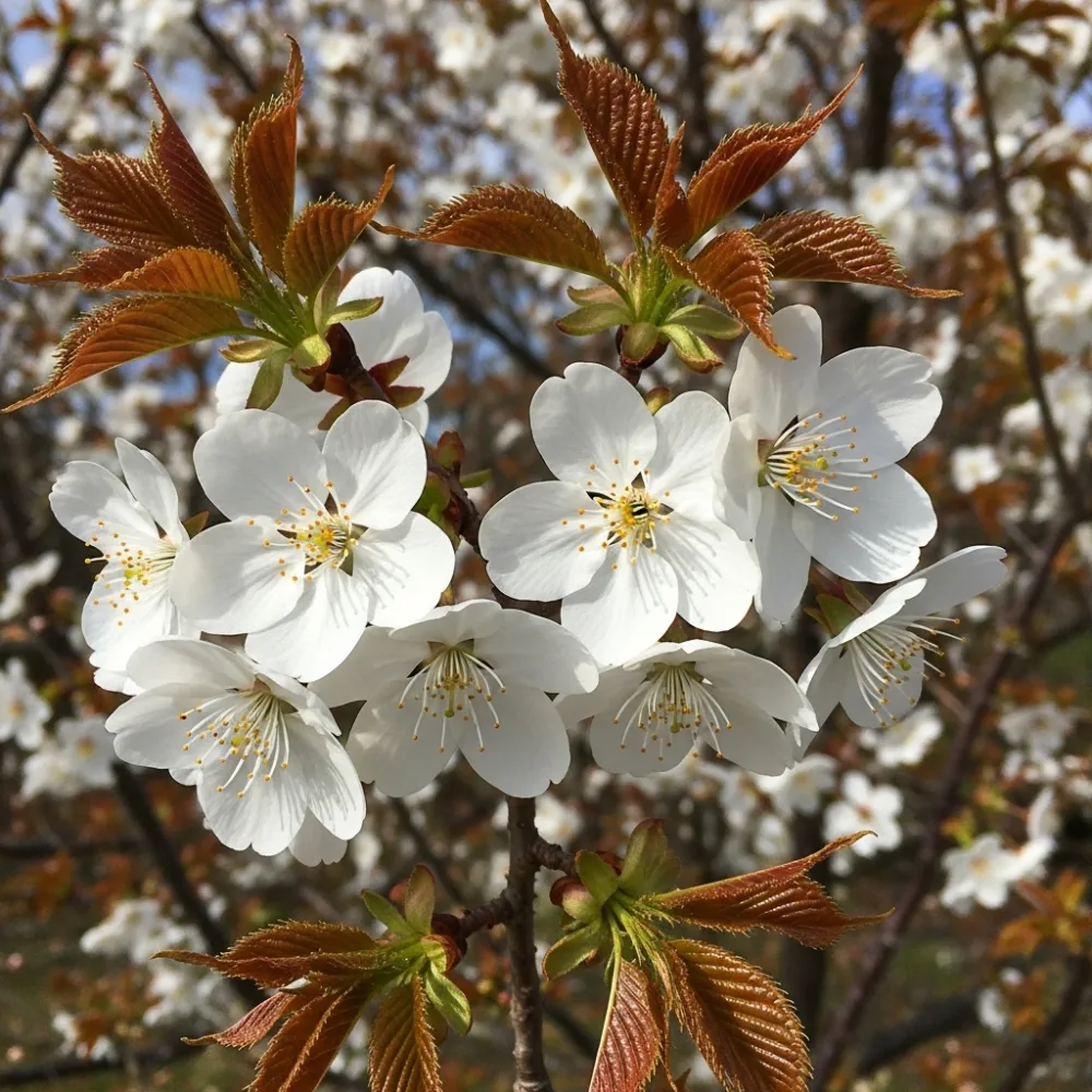 6ft Half-Standard 'Chocolate Ice' Cherry Blossom Tree | Mature Bare Root | 6/8cm Girth - Image 2